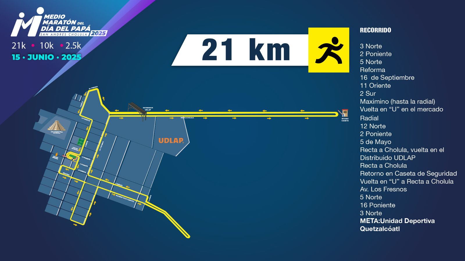 presentan playera medio maraton dia del padre sach 7