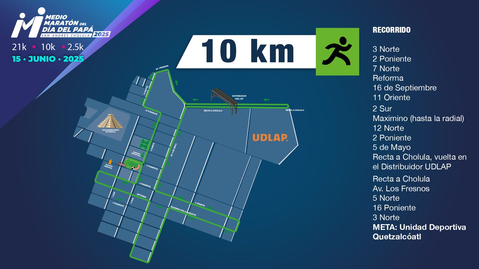 presentan playera medio maraton dia del padre sach 8