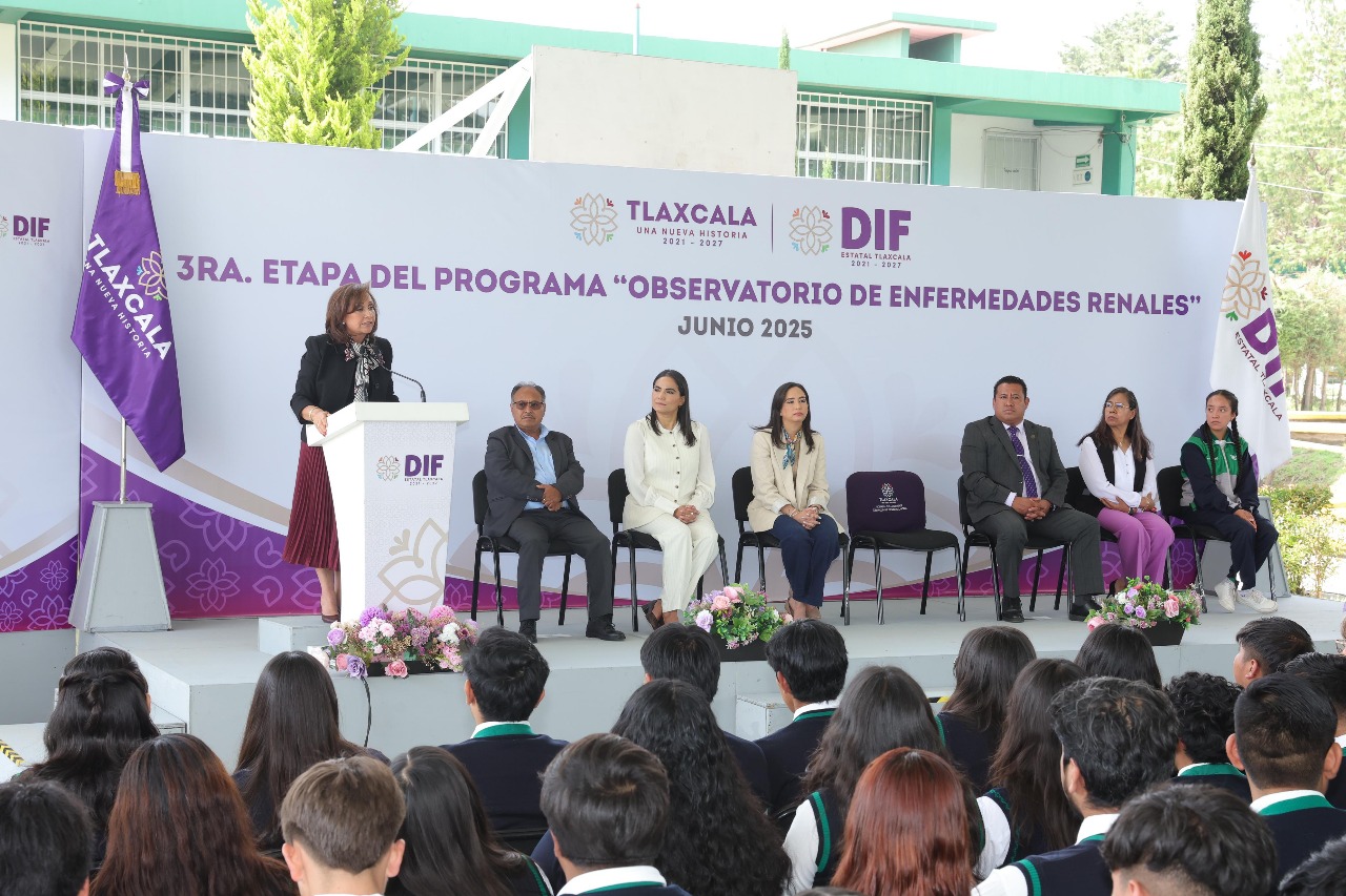 Tlaxcala impulsa estudios renales gratuitos para miles de estudiantes