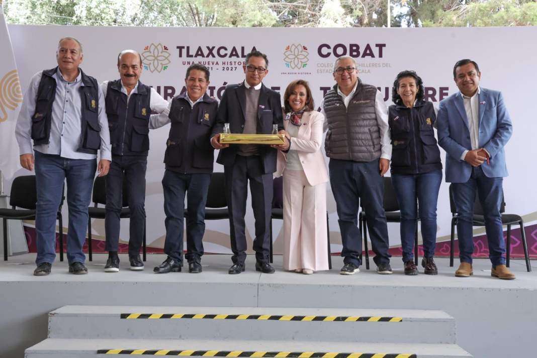 Foto: Cortesía Gobierno de Tlaxcala transforma Cobat 11 con obras y apoyos clave