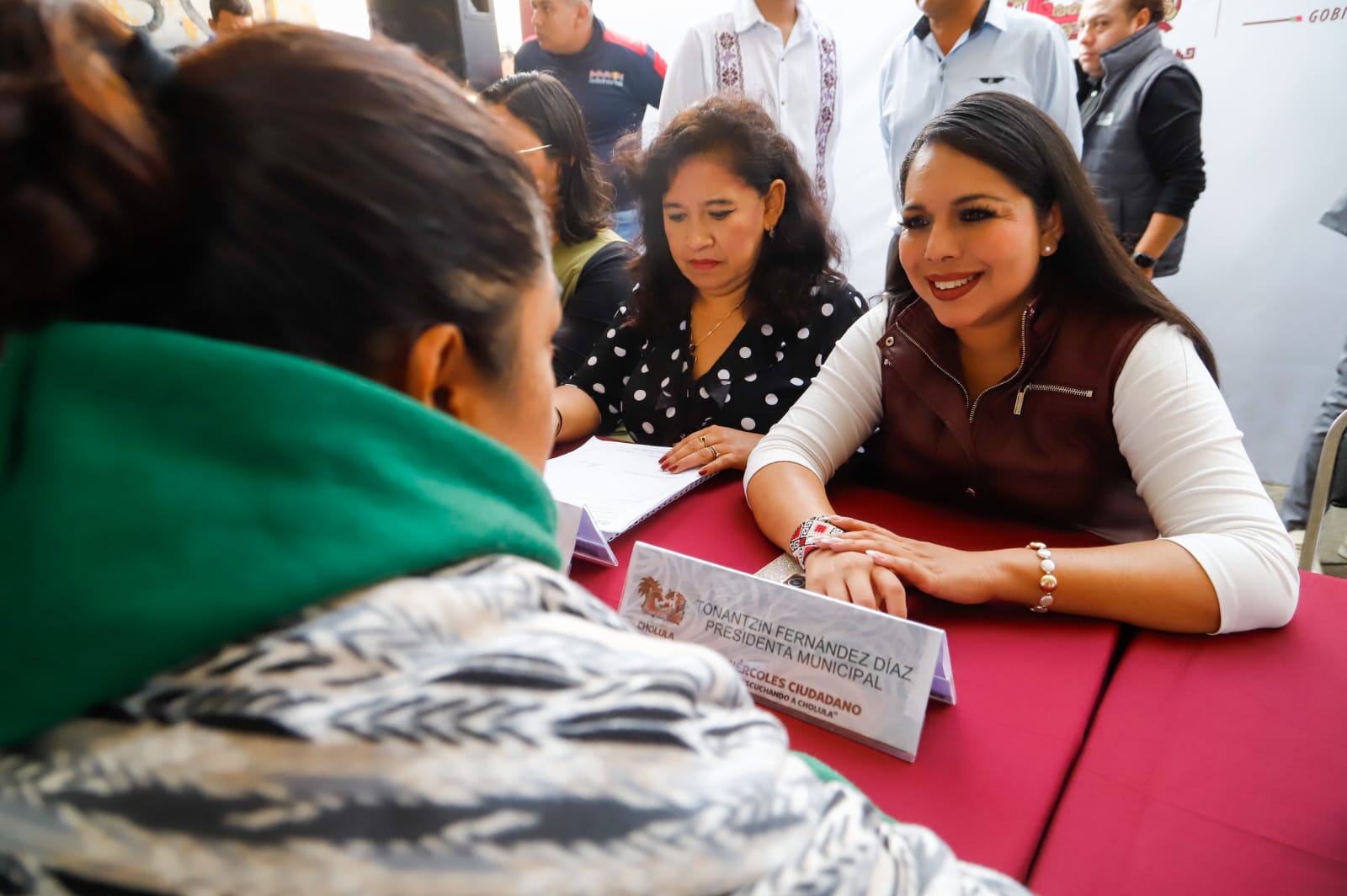 Comunicado oficial Sensibilidad y cercanía, ejes del gobierno de Tonantzin Fernández