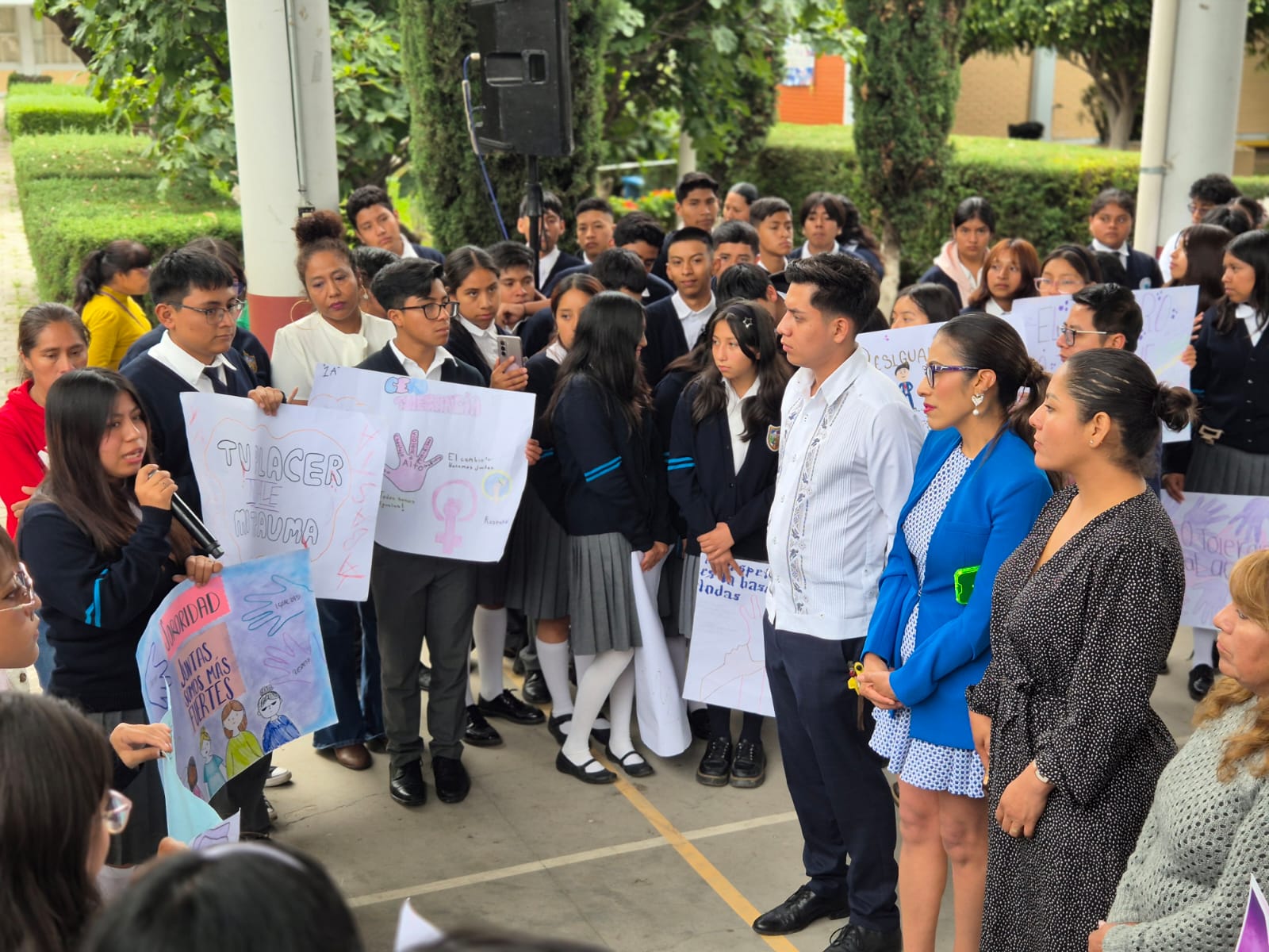 San Andrés Cholula refuerza la prevención del acoso escolar con entrega de Buzón Violeta