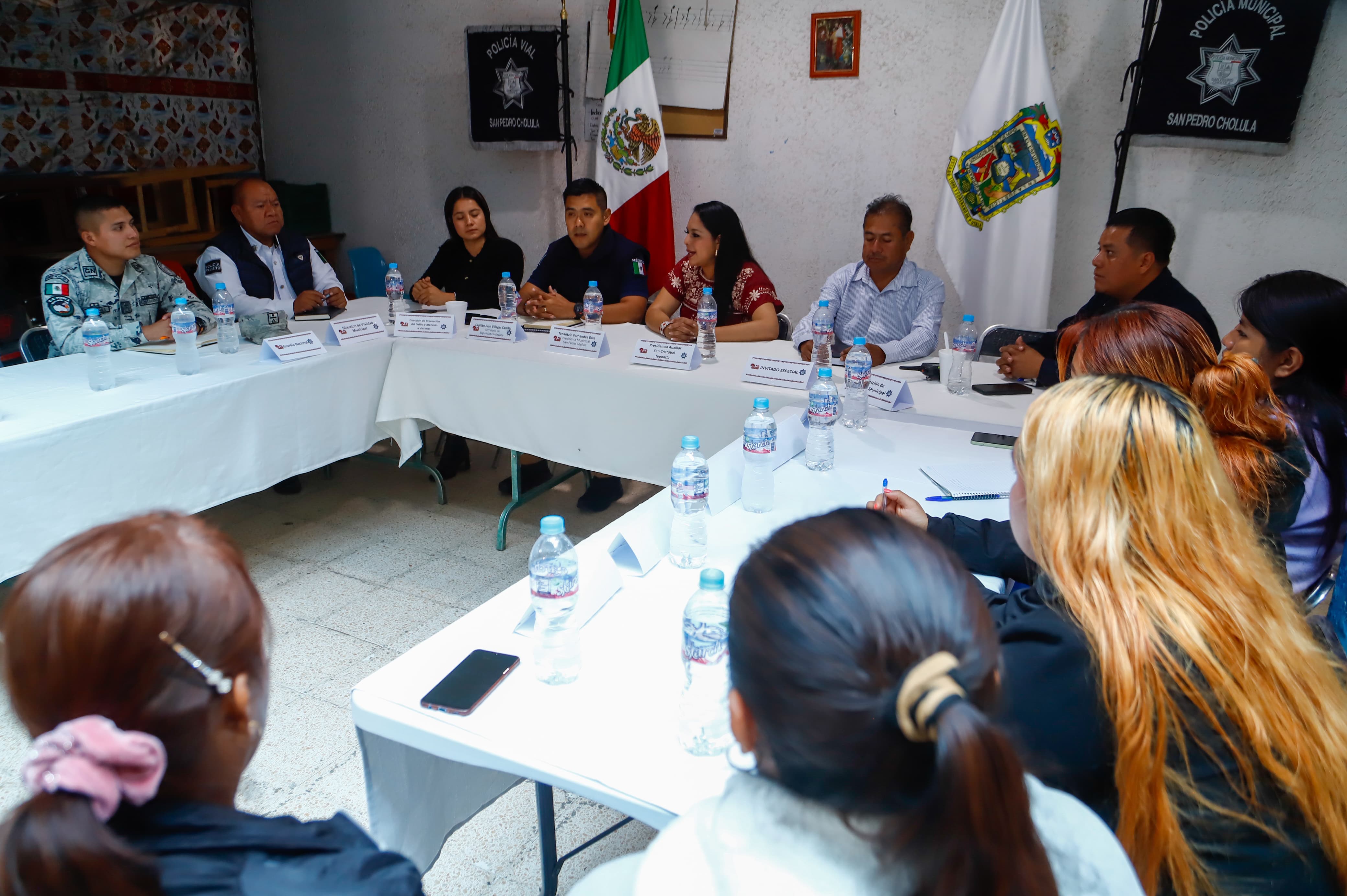 Comunicado oficial Gobierno de Tonantzin Fernández fortalece acciones de seguridad en las juntas auxiliares