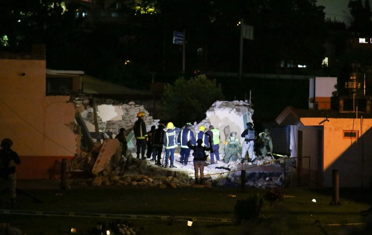 Explosión durante festividad a la Santísima Trinidad deja tres lesionados en Totolac