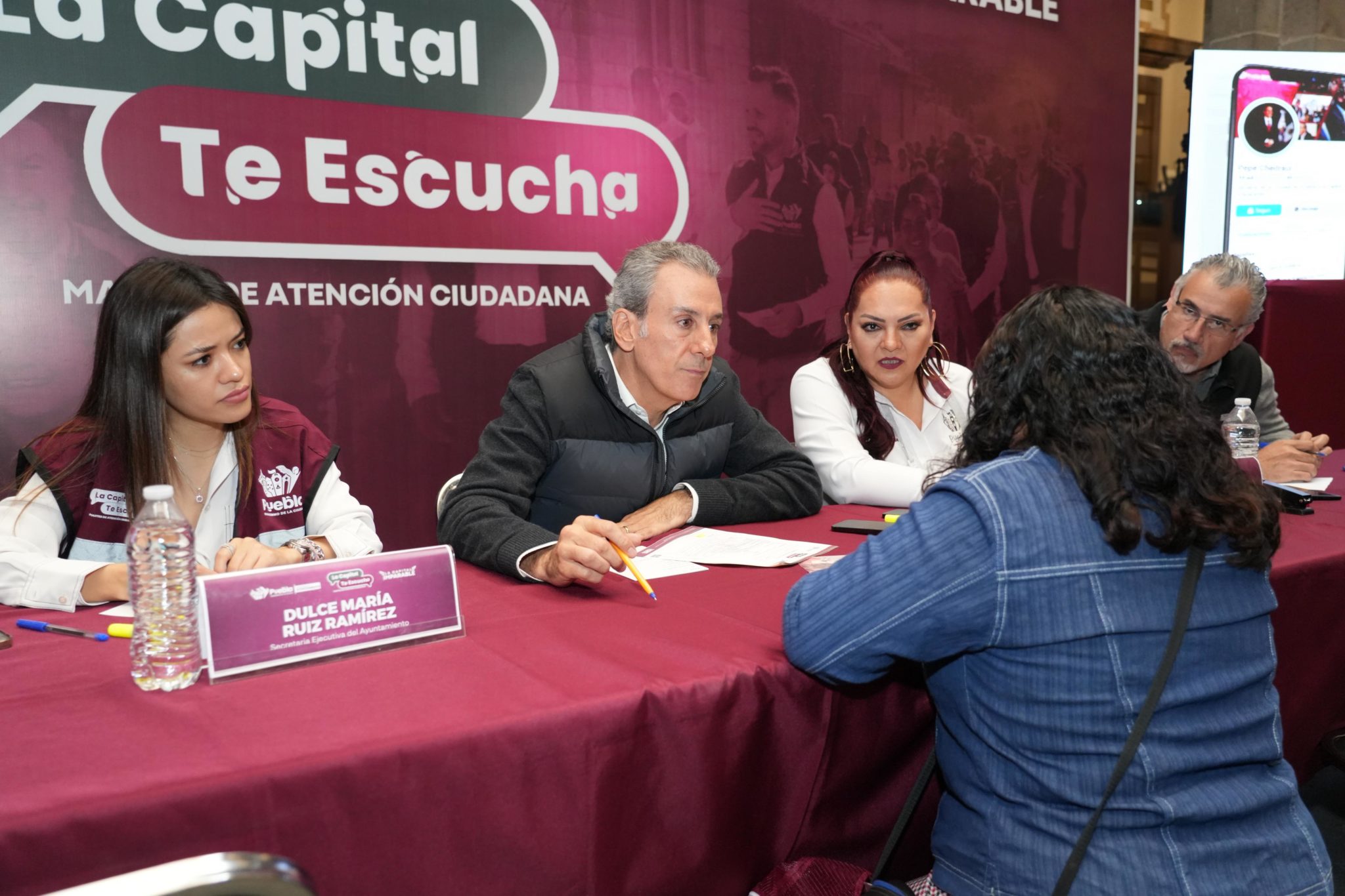 Foto: Cortesía Poblanos acuden al Martes de Atención Ciudadana en el Palacio Municipal