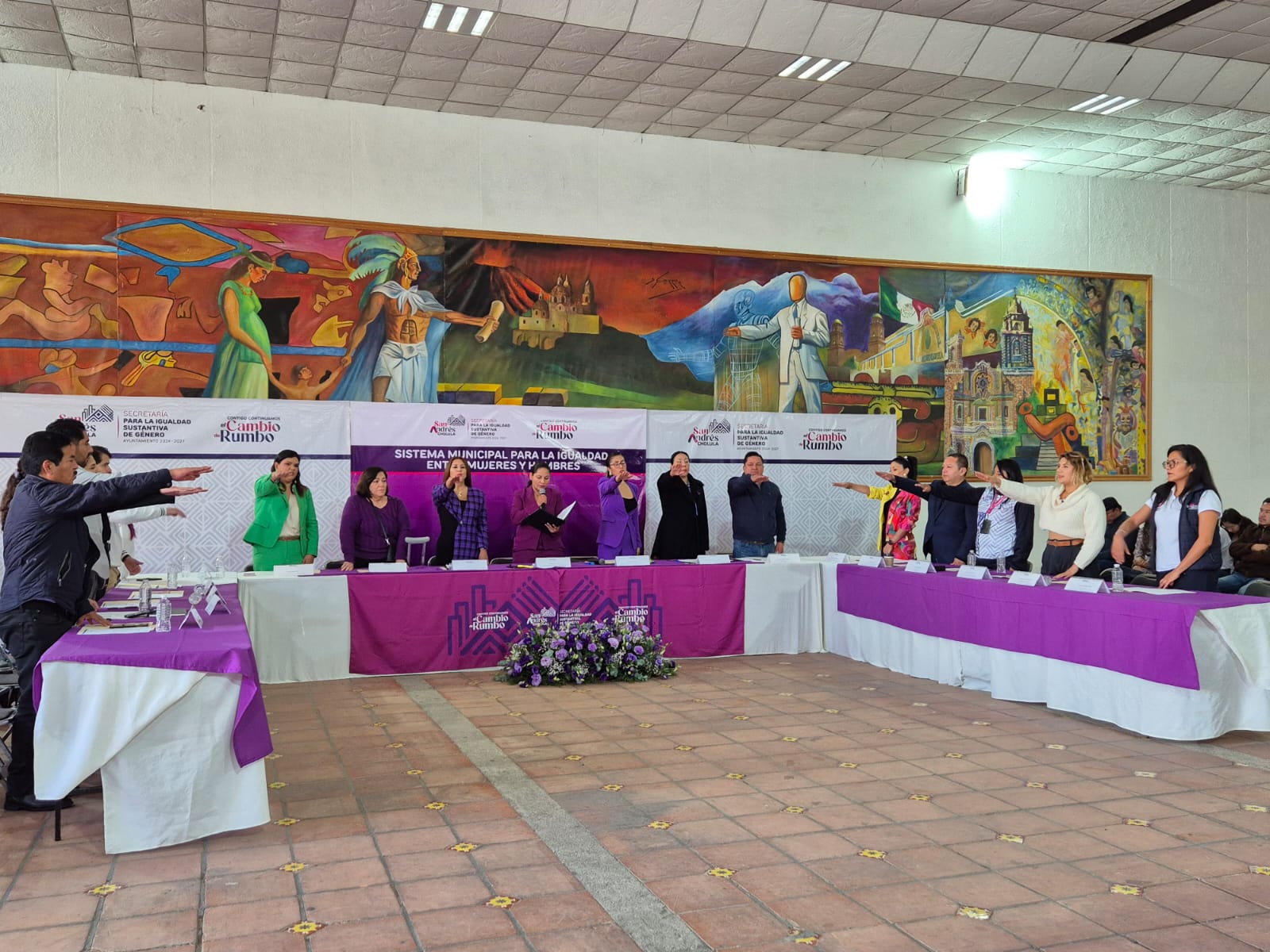 San Andrés Cholula a favor de la igualdad y contra la violencia de género