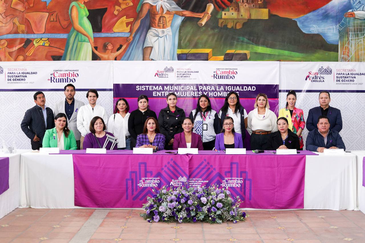 San Andrés Cholula reafirma su compromiso por una vida libre de violencia para las mujeres