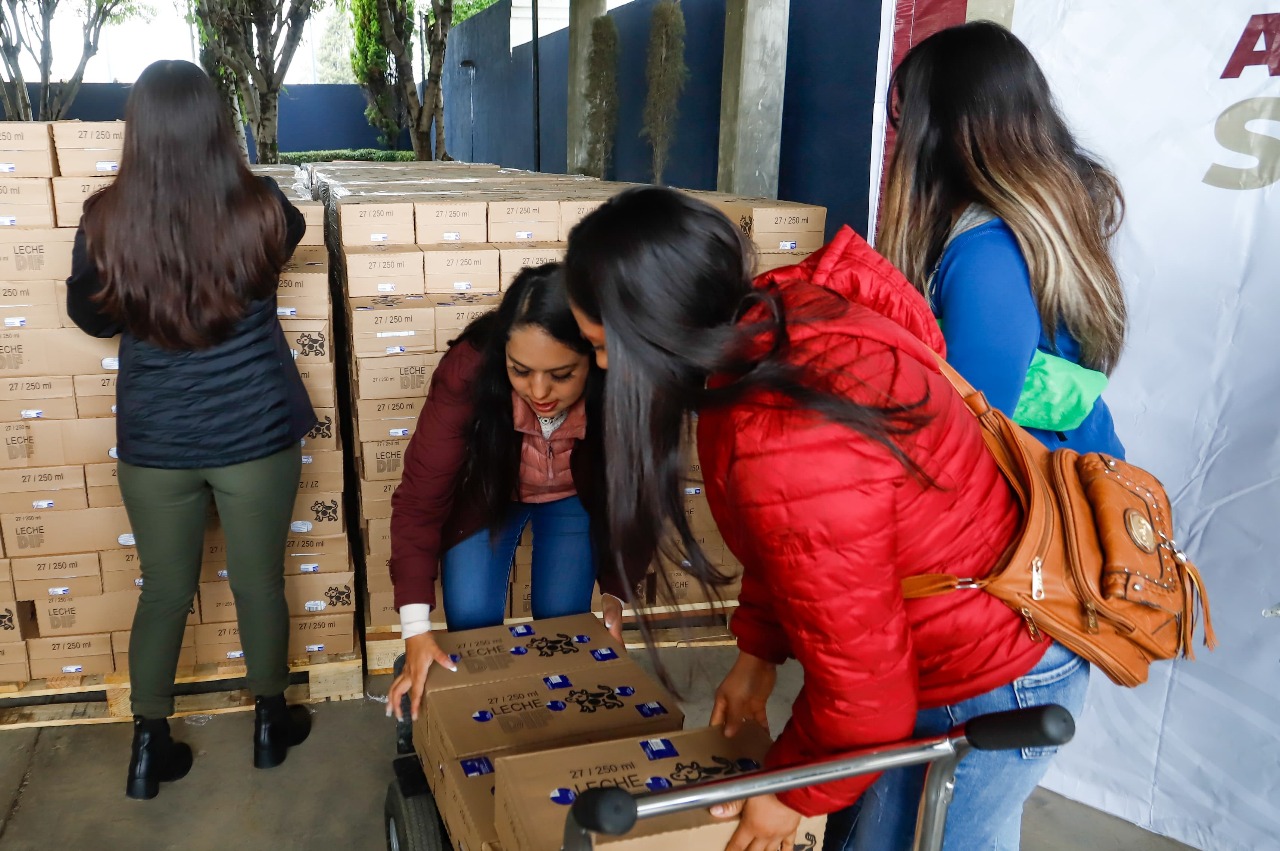 Comunicado oficial Gobierno de Tonantzin Fernández impulsa educación y nutrición infantil en San Pedro Cholula