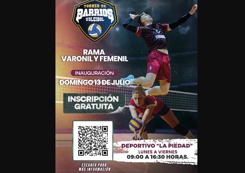 Foto: Cortesía Puebla lanza el Torneo de Barrios de Voleibol 2025
