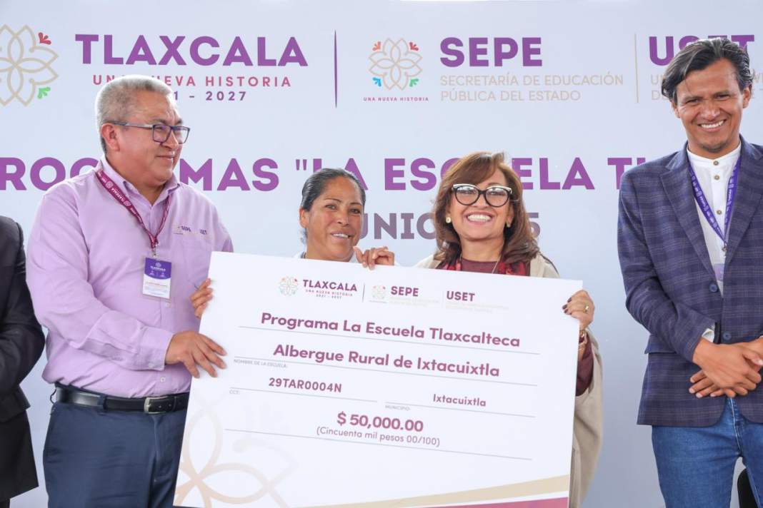 Impulsan educación en Tlaxcala con apoyos a 635 escuelas y 36 mil alumnos
