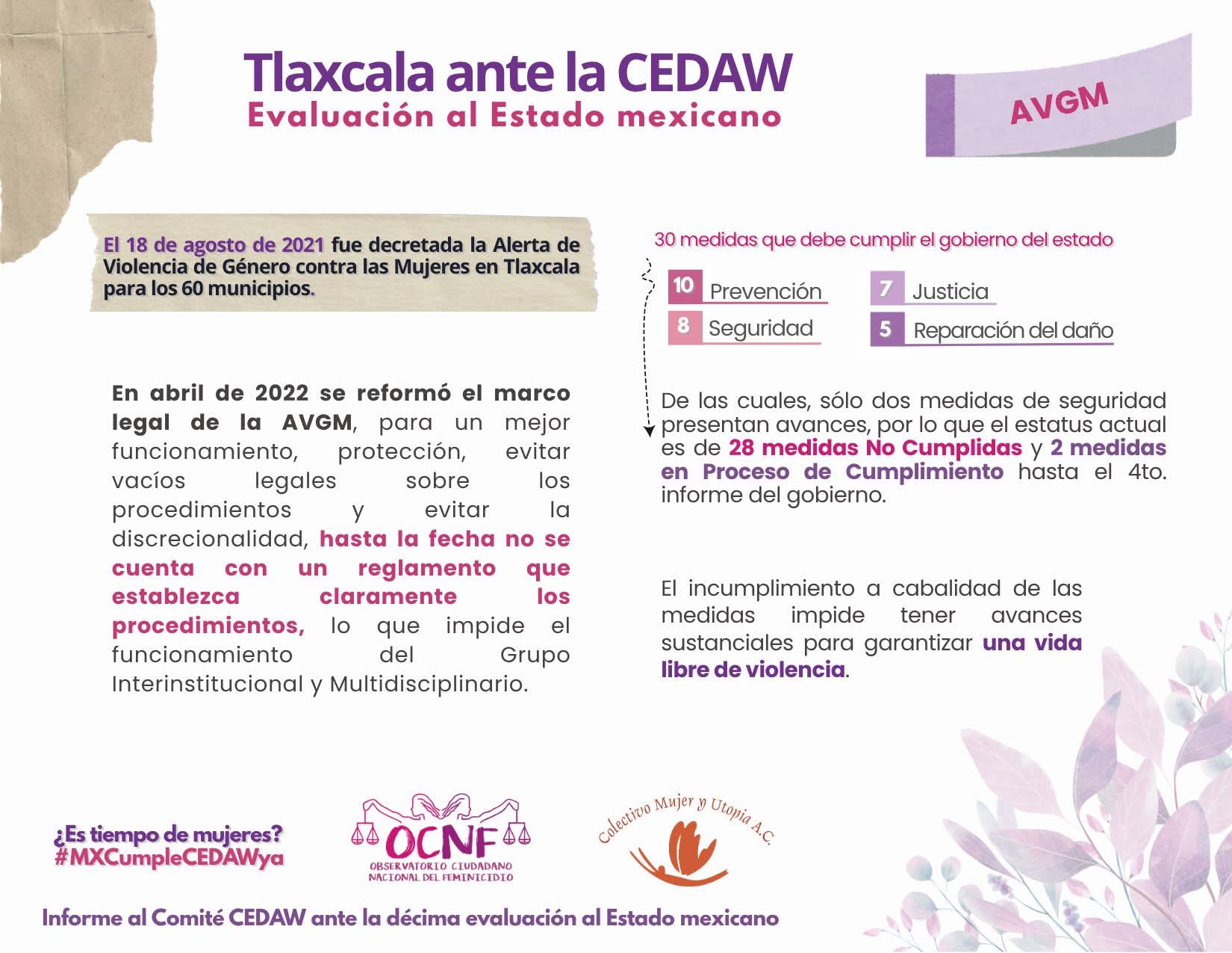 Por omisión, estado redujo carpetas de investigación por delito de trata: CEDAW