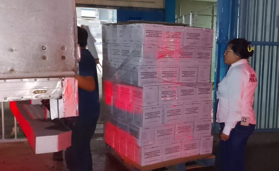 Foto: Cortesía Refuerzan apoyo en Ajalpan ante emergencia por huracán “Erick”