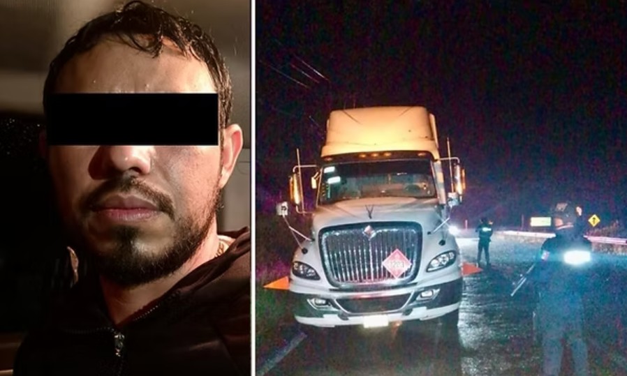 Aseguran tractocamión con 21 mil litros de huachicol en Huauchinango