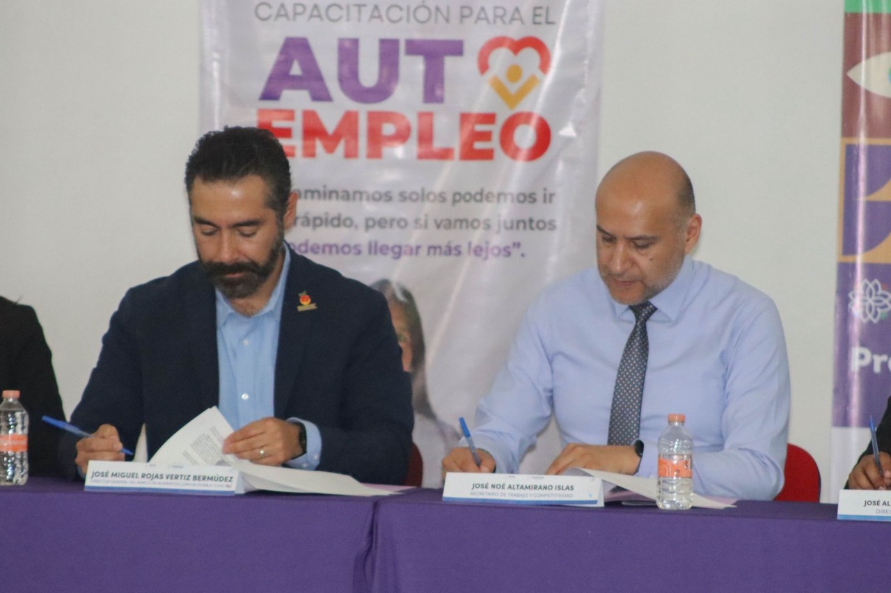 Firman STyC y BAMX alianza por la inclusión y el desarrollo en Tlaxcala