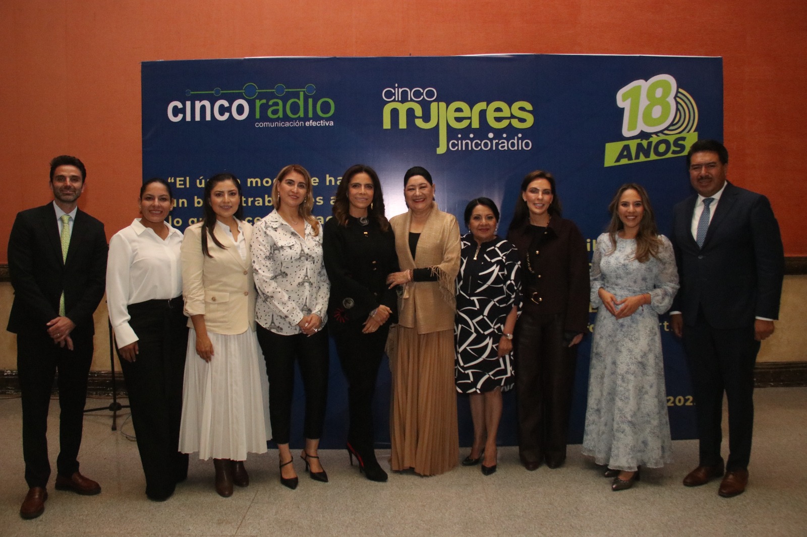 Guadalupe Cuautle celebra el XVIII aniversario del programa “Cinco Mujeres”