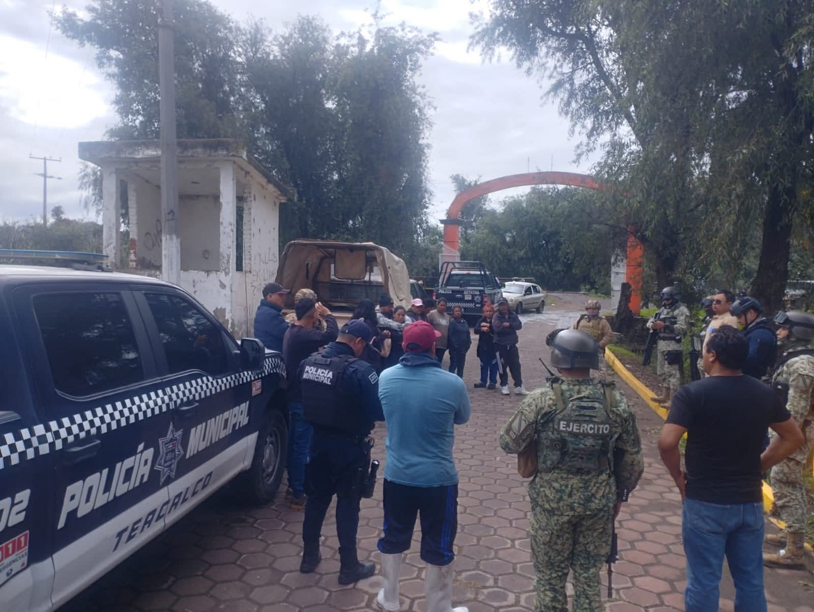 Fuga de gas en Santa Apolonia obliga evacuación y fuerte operativo