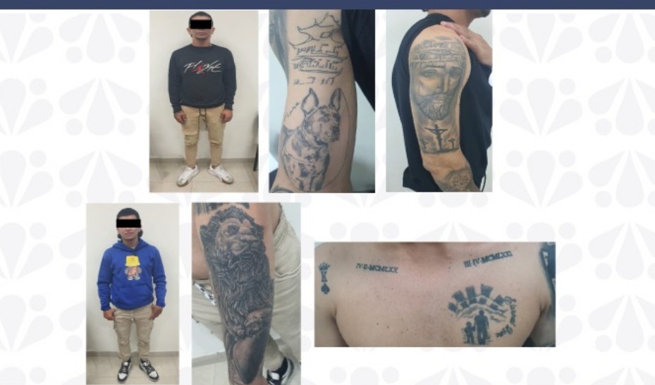 Foto: Cortesía Detenidos dos colombianos ligados al Tren de Aragua en Puebla
