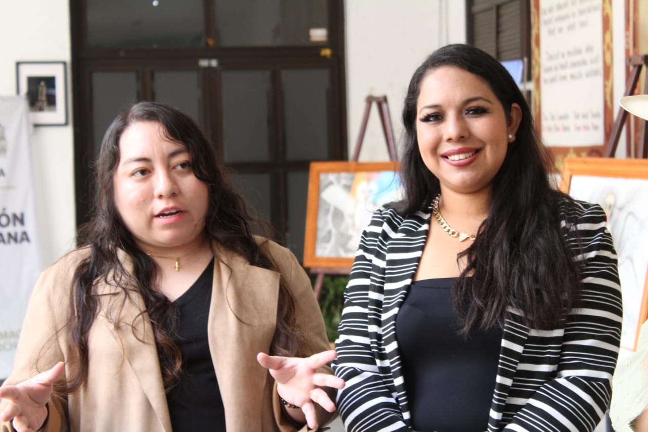 Por: Cortesía Lula Pineda Mónica Ortiz Álvarez, primera comandante astronauta análoga de México, visita San Pedro Cholula