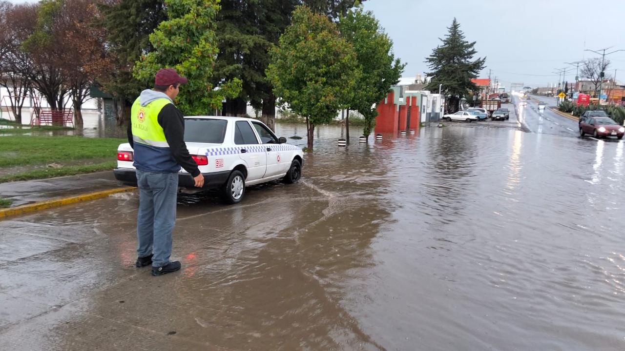 CEPC atiende emergencia por lluvias en Calpulalpan y alerta a Tlaxcala