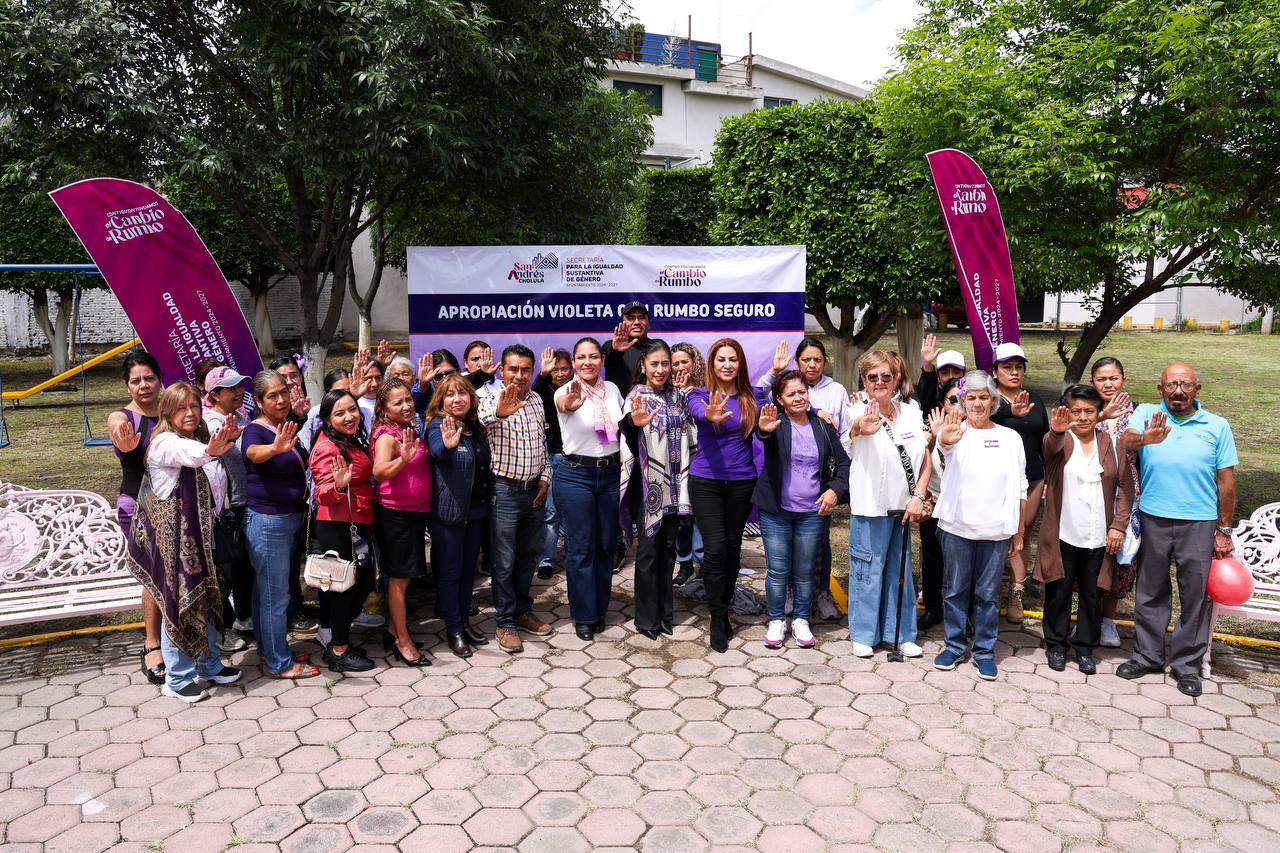 Lleva Guadalupe Cuautle “Apropiación Violeta” a Concepción La Cruz con acciones de prevención y rehabilitación
