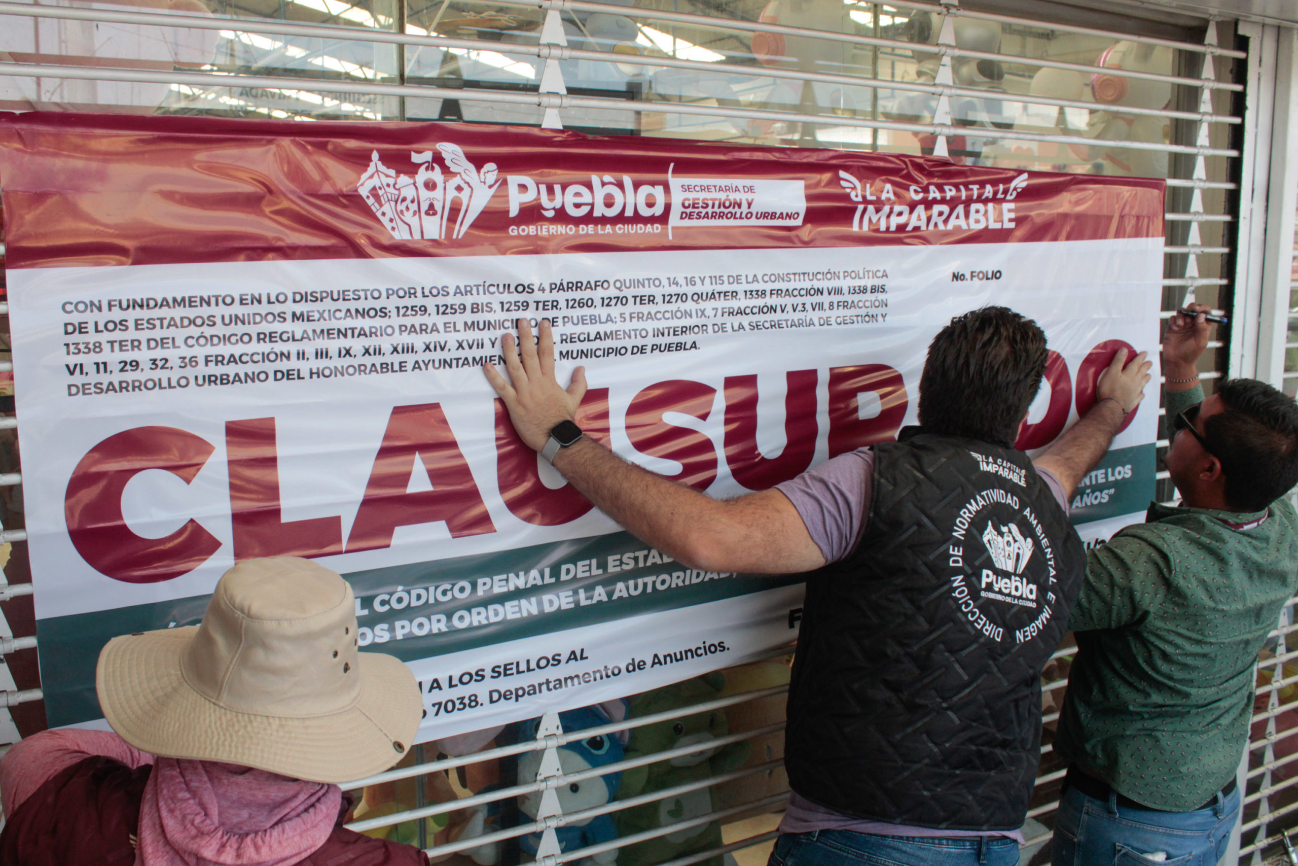 Foto: Cortesía Clausura Ayuntamiento de Puebla 26 negocios en mayo por incumplir normas municipales