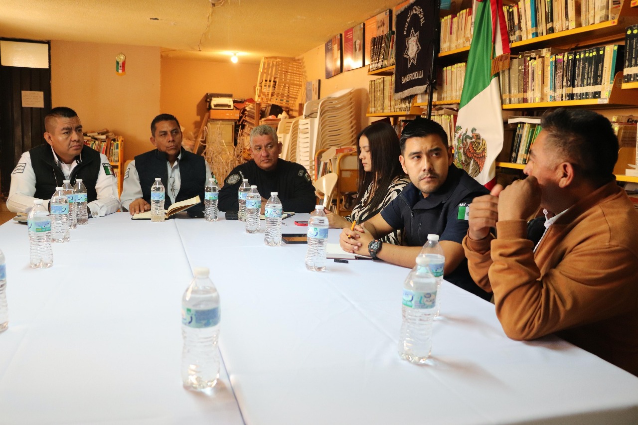 Comunicado oficial Fortalecen estrategias de seguridad en San Francisco Cuapan con participación ciudadana