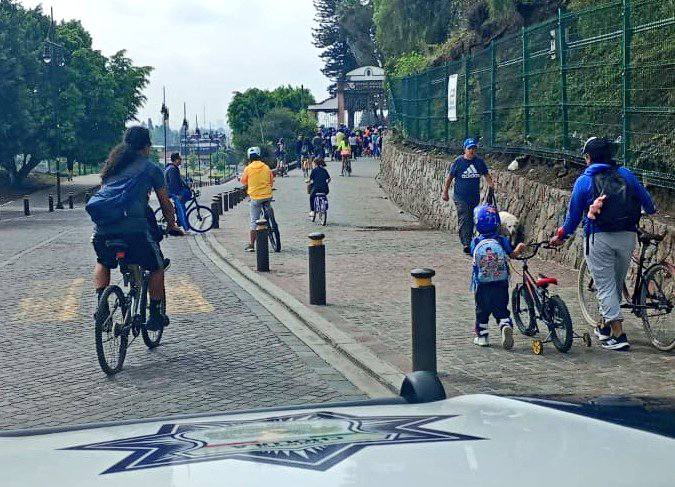 Por: Cortesía Lula Pineda Promueven movilidad sustentable con rodada ciclista en San Pedro Cholula