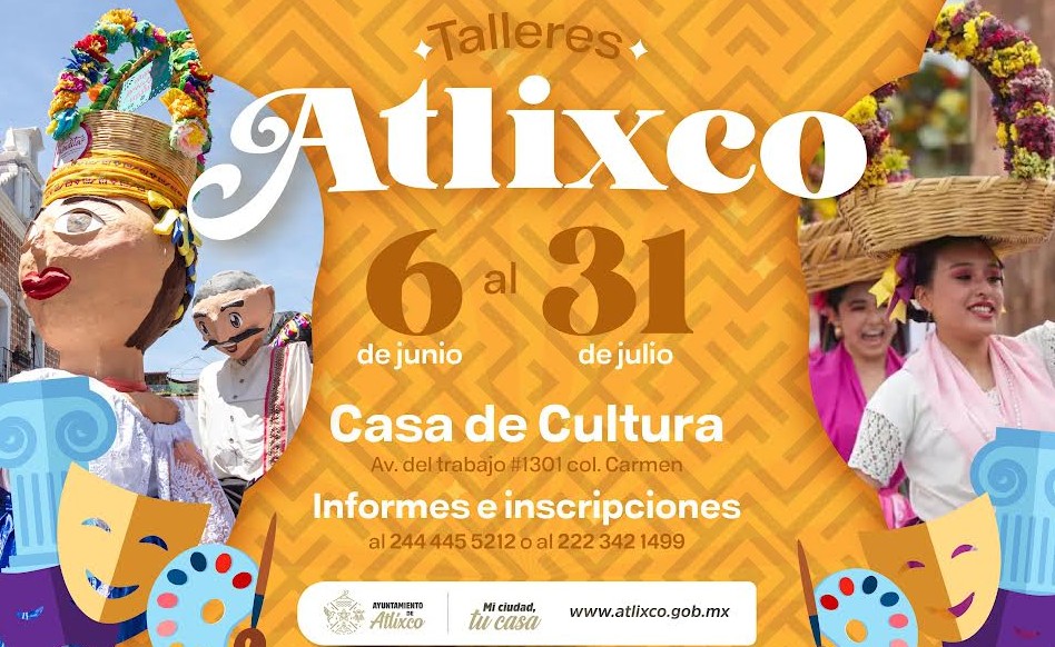 Foto: Cortesía Atlixco impulsa el arte con talleres gratuitos para toda la comunidad