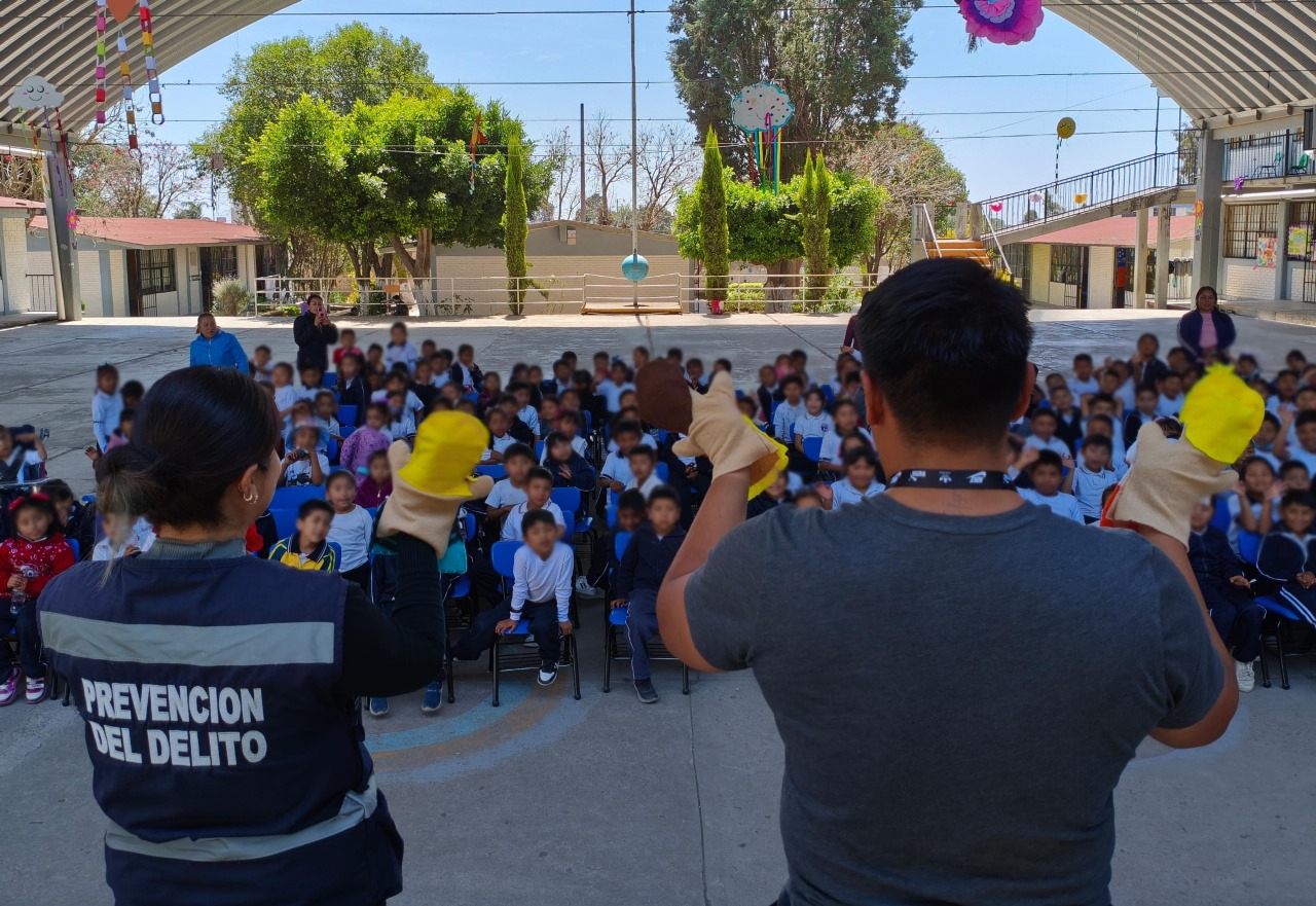 Comunicado oficial Policía de San Pedro Cholula promueve ciberseguridad infantil y educación vial a través de actividades lúdicas
