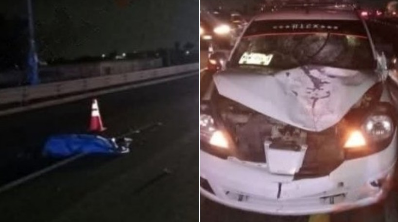 Foto: Cortesía Fatal atropello en la autopista Puebla-Orizaba, a la altura de Amozoc