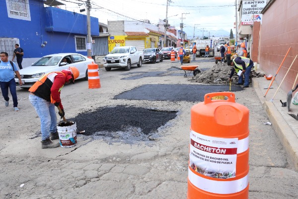 Foto: Cortesía Habilitan en Puebla número telefónico para reportar baches