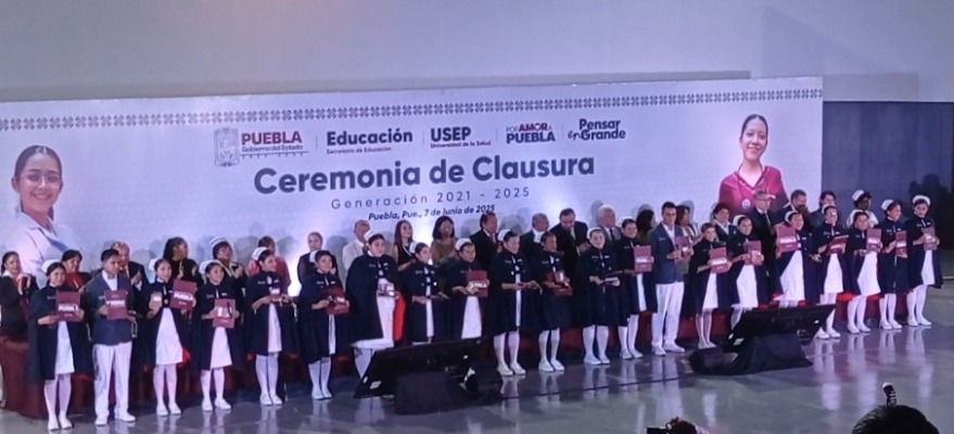 Foto: Cortesía Se gradúa la segunda generación de la Universidad de la Salud de Puebla