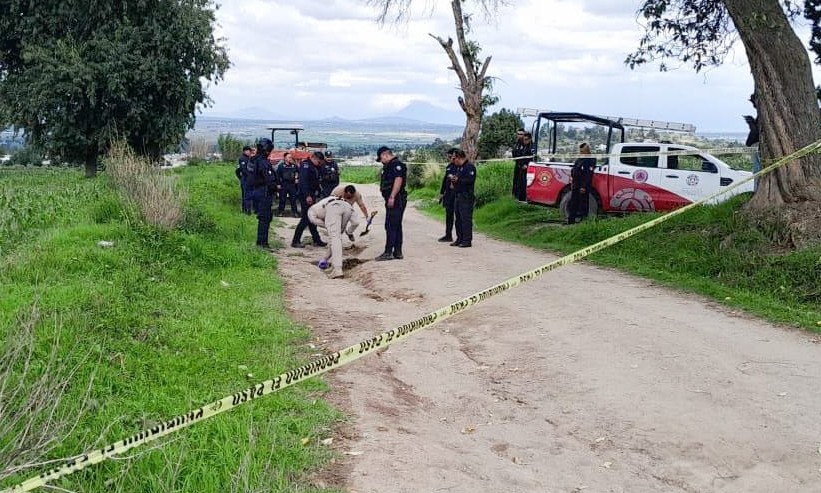 Campesino encuentra restos óseos tras lluvias en Huamantla