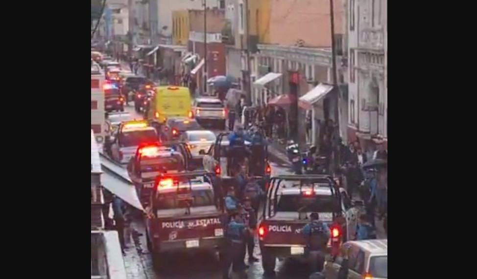 Foto: Cortesía Violento asalto en Coppel del Centro Histórico de Puebla