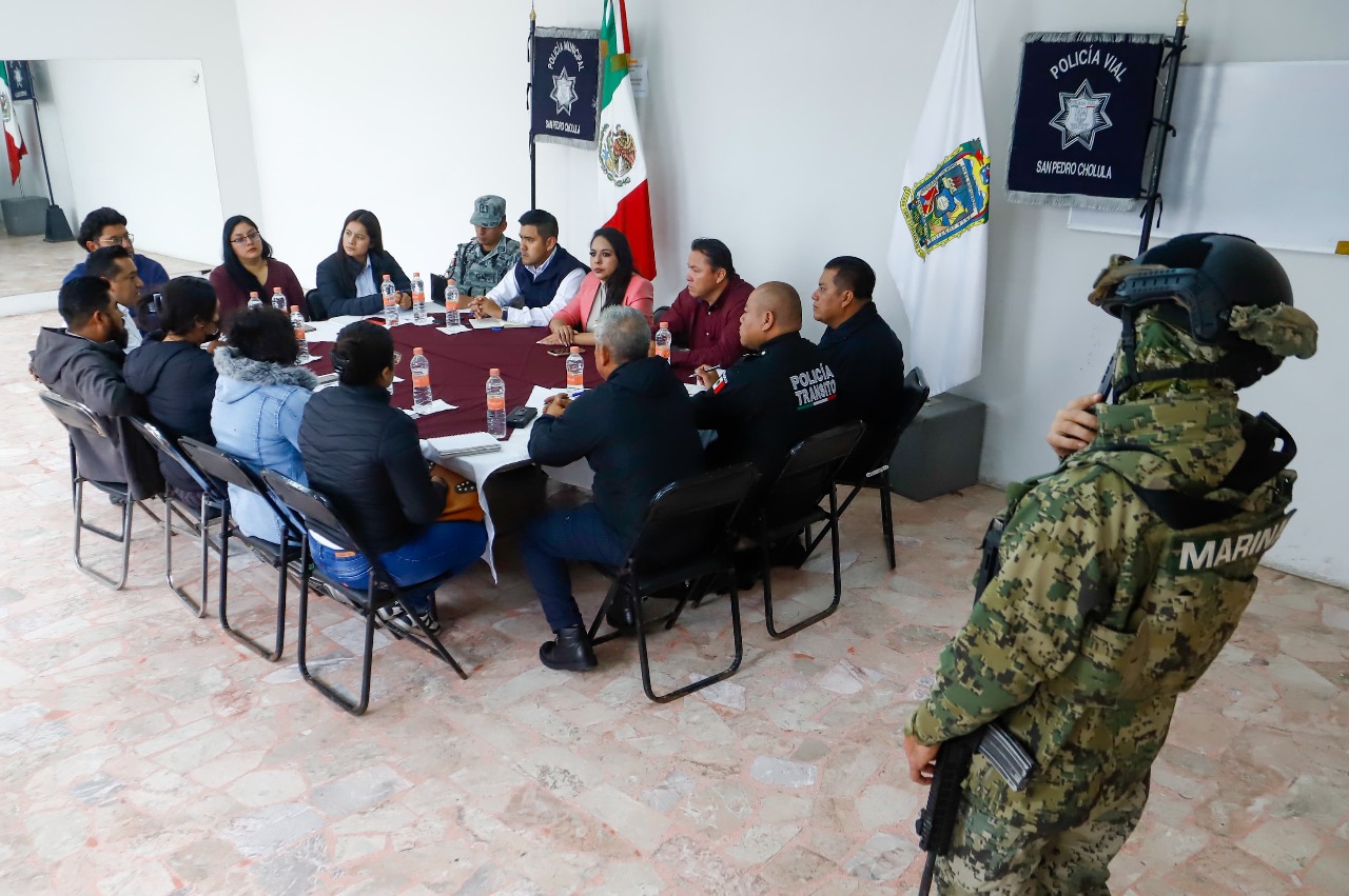 Comunicado oficial Gobierno de San Pedro Cholula refuerza seguridad con trabajo coordinado intermunicipal