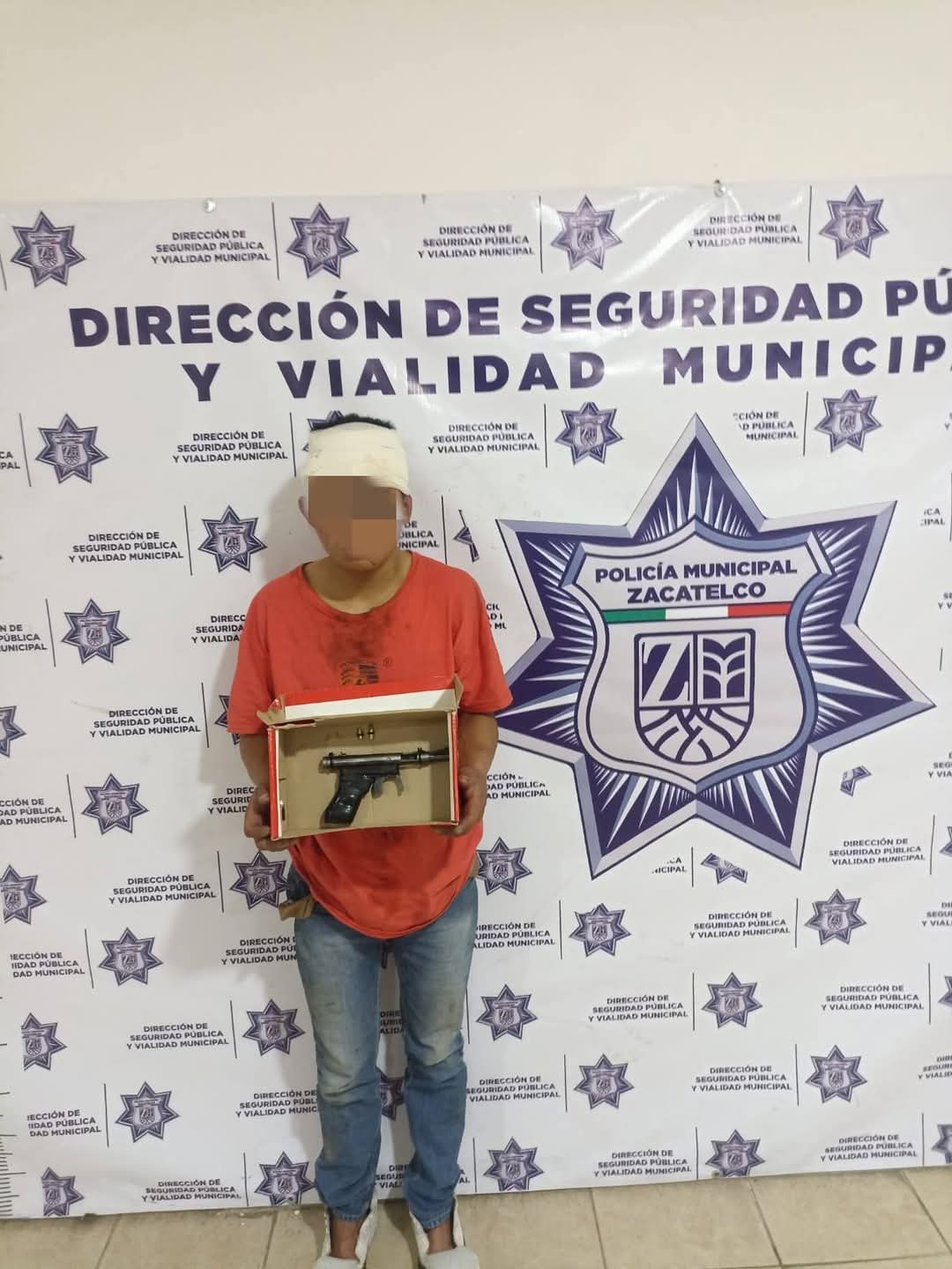 Capturan a sujeto armado en Zacatelco gracias a vecinos y policías