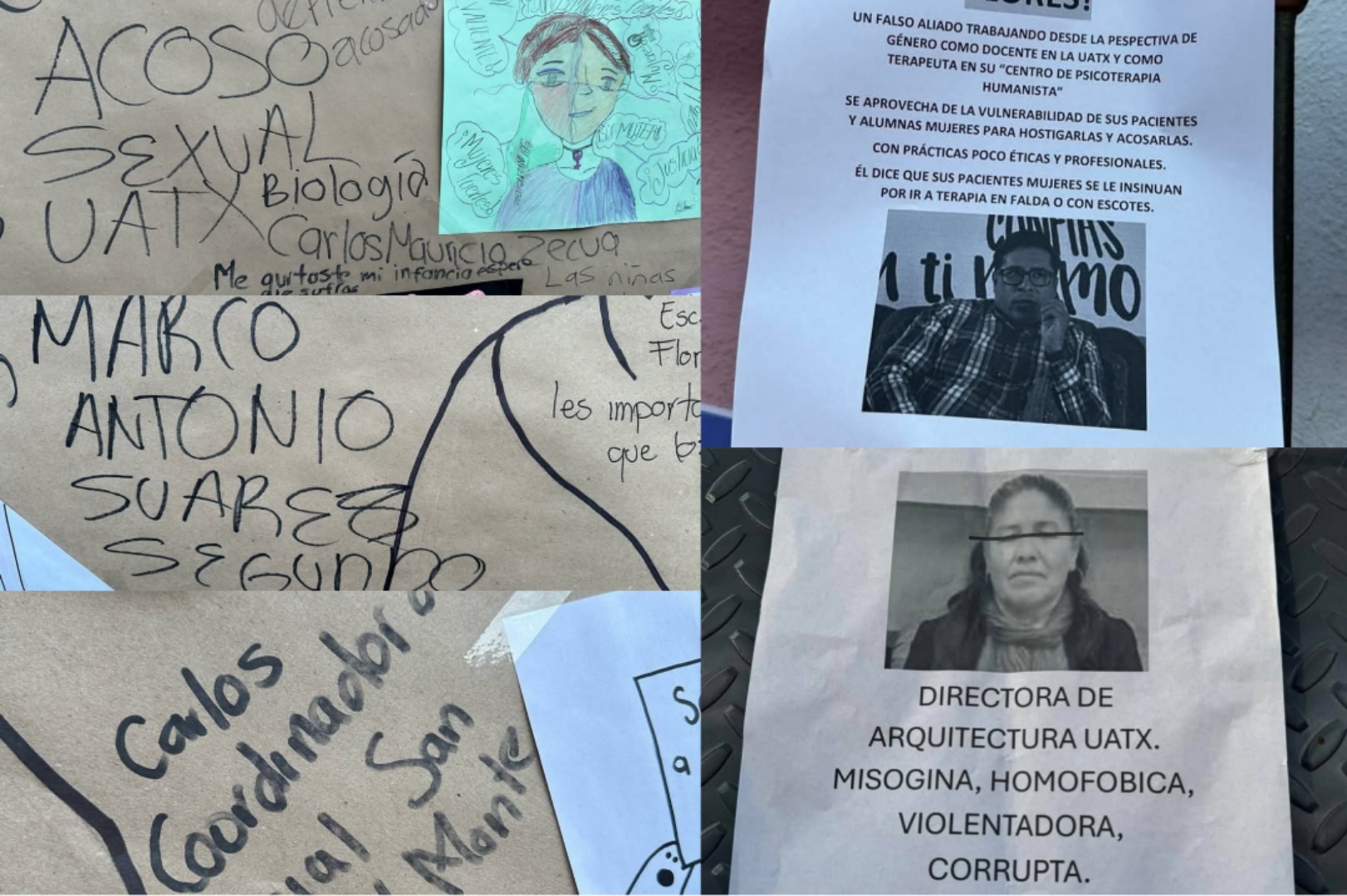 Foto: Especial Calla UATx por acusaciones de violencia y acoso contra alumnas