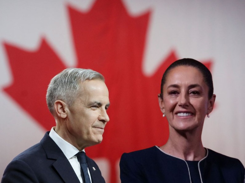 Foto: Cortesía Sheinbaum felicita a Mark Carney y destaca cooperación México-Canadá