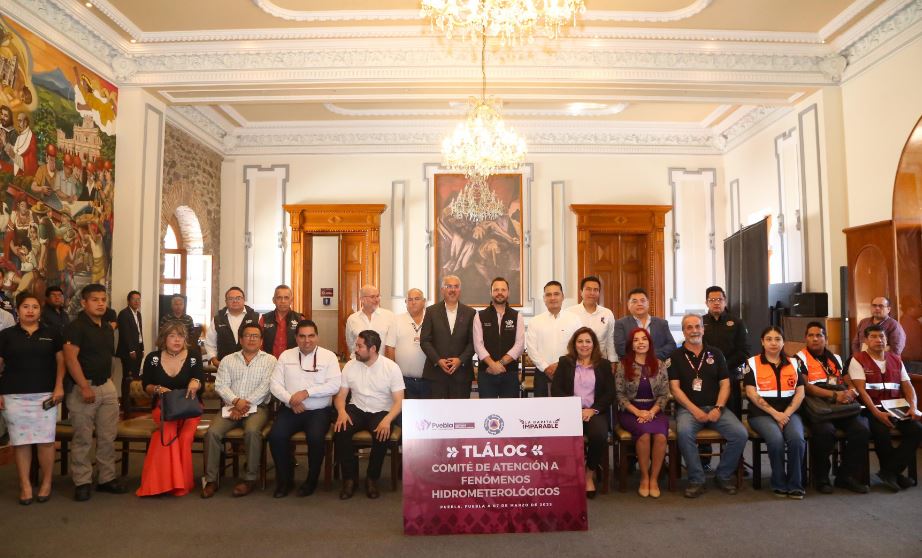 Foto: Cortesía Creación del Comité para enfrentar riesgos climáticos en Puebla