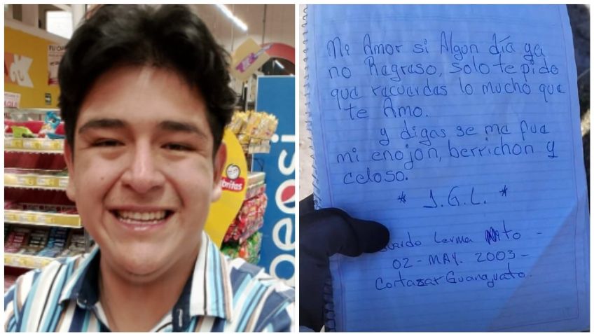 Foto: Cortesía Eduardo Lerma Nito, el joven de la carta encontrada en los crematorios de Teuchitlán, está con su familia