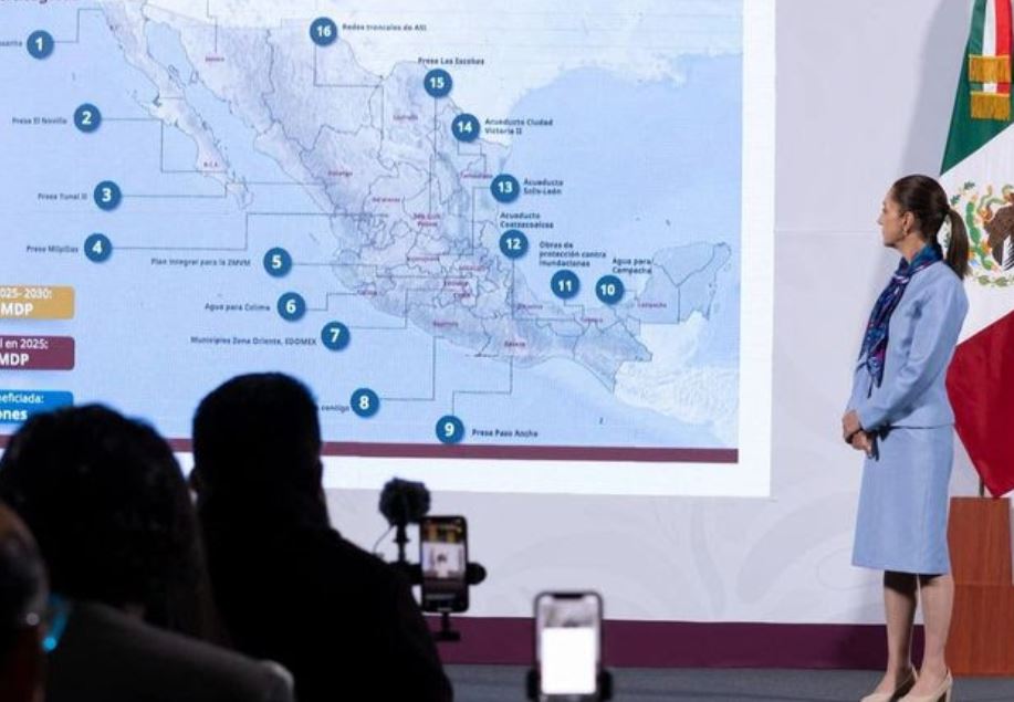 Foto: Cortesía Gobierno de México impulsa 17 proyectos hídricos con inversión histórica