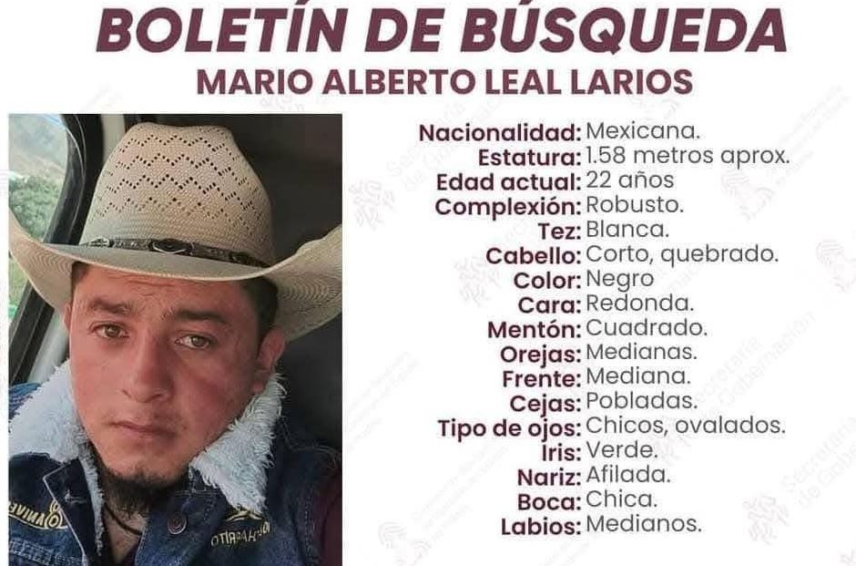 Foto: Cortesía Encuentran muerto a Mario Alberto Leal en un pozo en Puebla