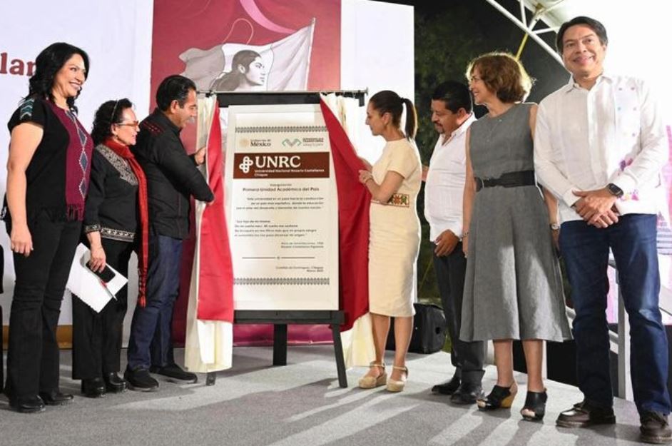 Foto: Cortesía Sheinbaum inaugura la primera Universidad Rosario Castellanos fuera de CDMX