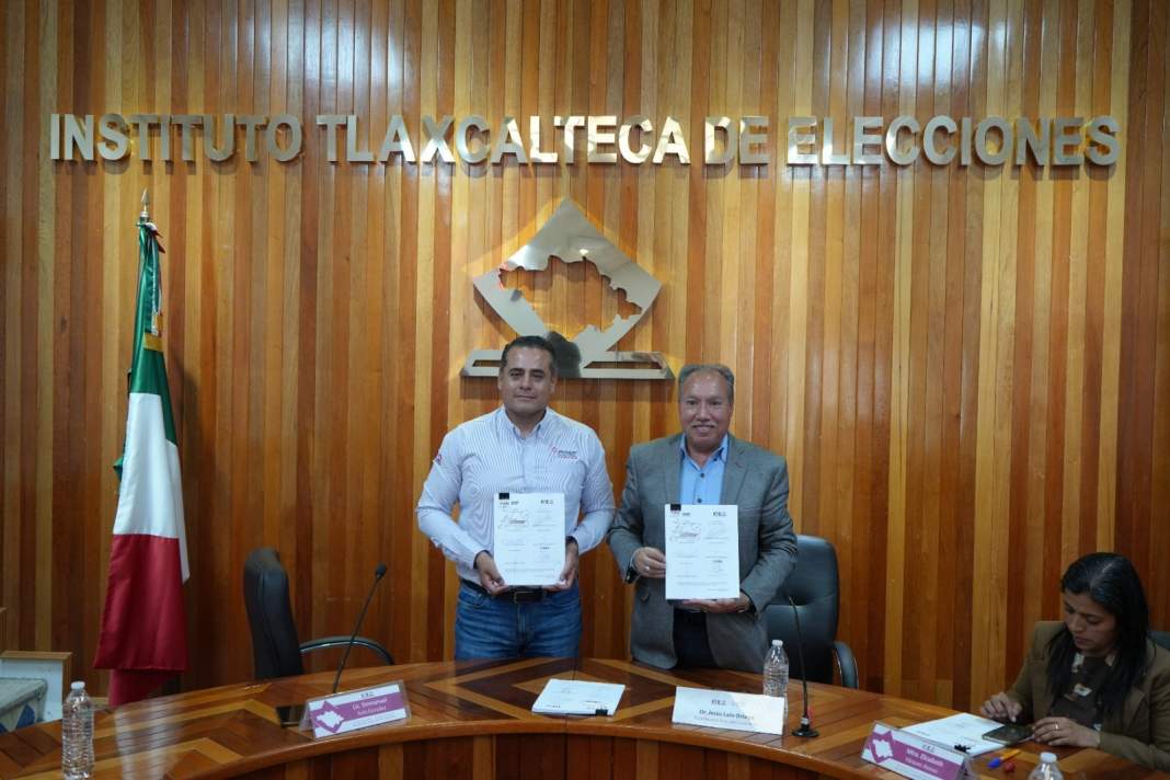 Foto: Cortesía ITE e INE firman convenio para garantizar elecciones extraordinarias 2024