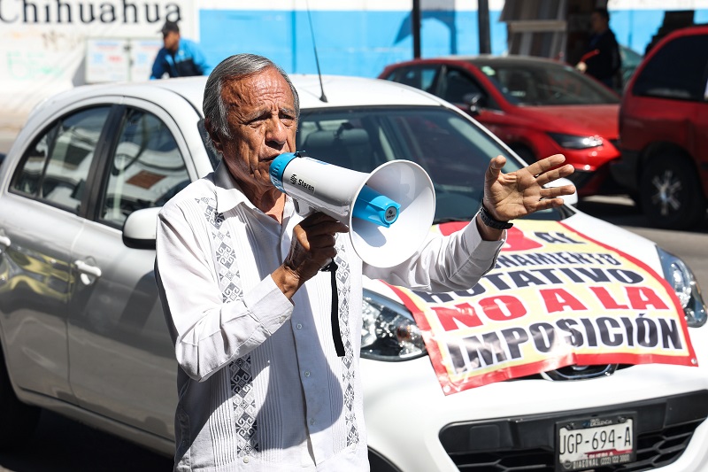 Foto: Cortesía Vecinos protestan contra el regreso de parquímetros en Puebla