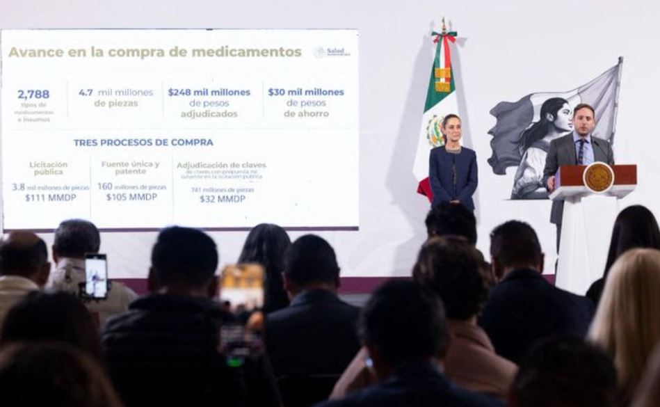 Foto: Cortesía Gobierno de México refuerza abasto de medicamentos y vacunación