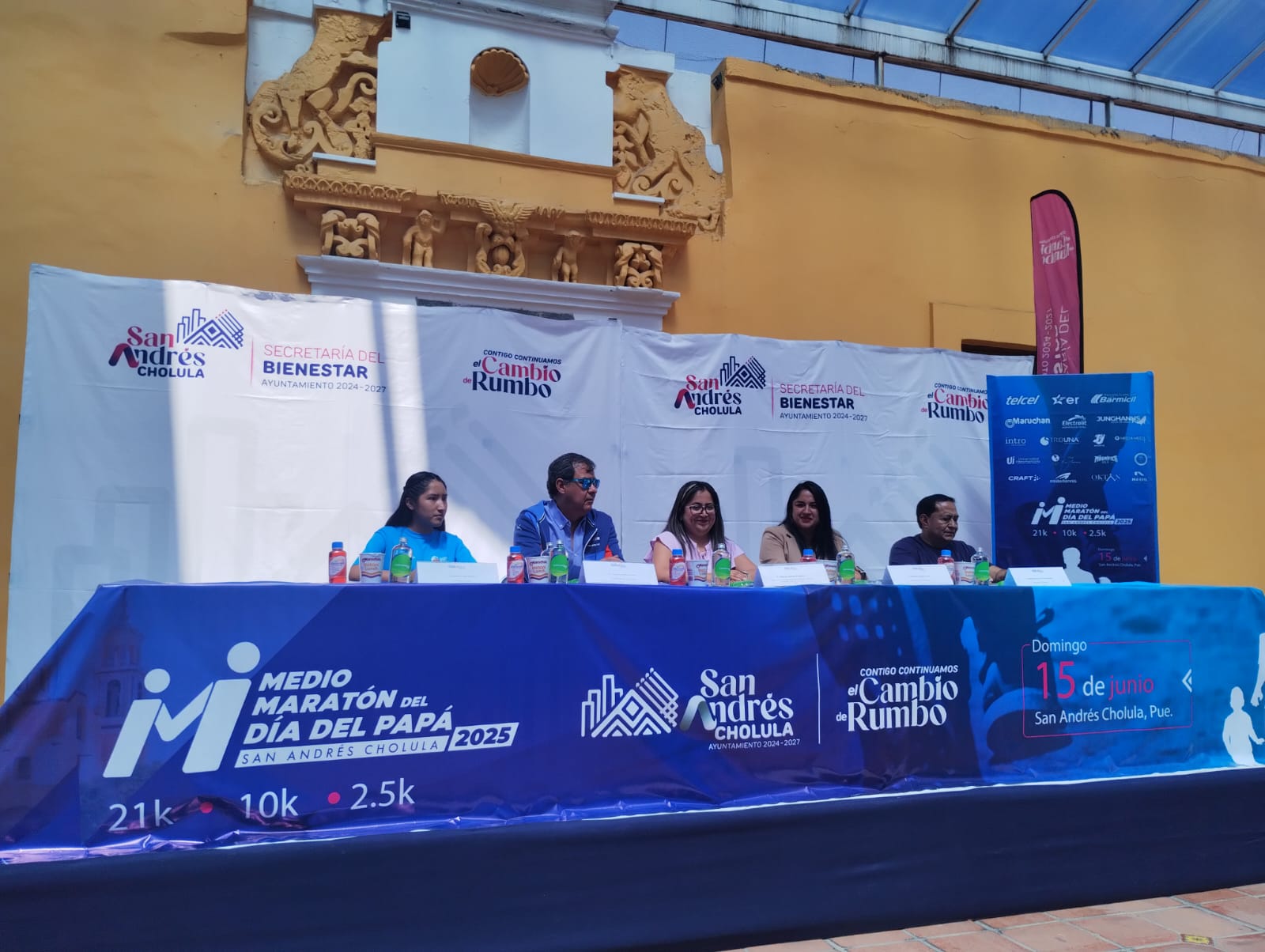 Por: Cortesía Lula Pineda Anuncian el Medio Maratón del Día del Papá 2025 en San Andrés Cholula