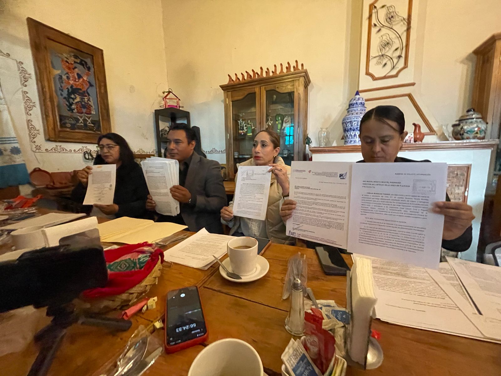 Foto: Cortesía Acusan padres de familia hostigamiento y corrupción en planteles DGETI de Tlaxcala; analizan paro simultáneo