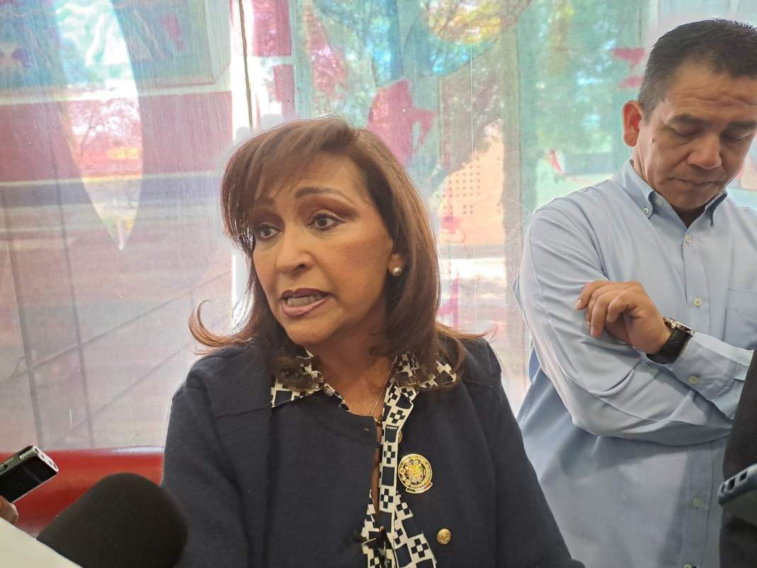 Foto: Cortesía Lorena Cuéllar presenta avances sobre rellenos sanitarios a Claudia Sheinbaum