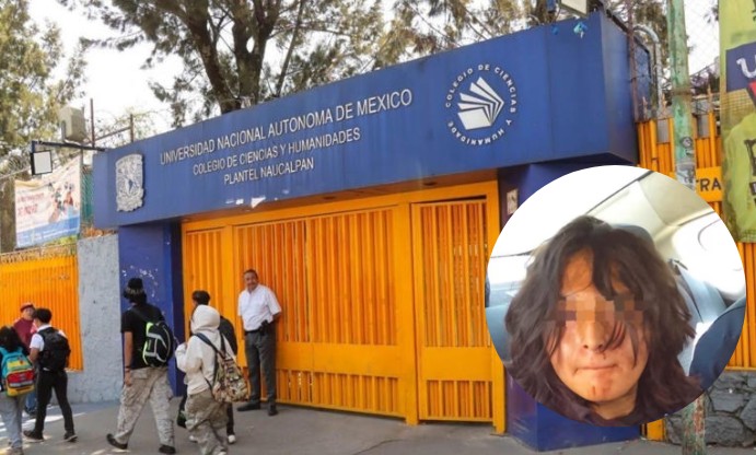 Foto: Cortesía Alumno que atacó a profesor en CCH Naucalpan es consignado a centro de internamiento